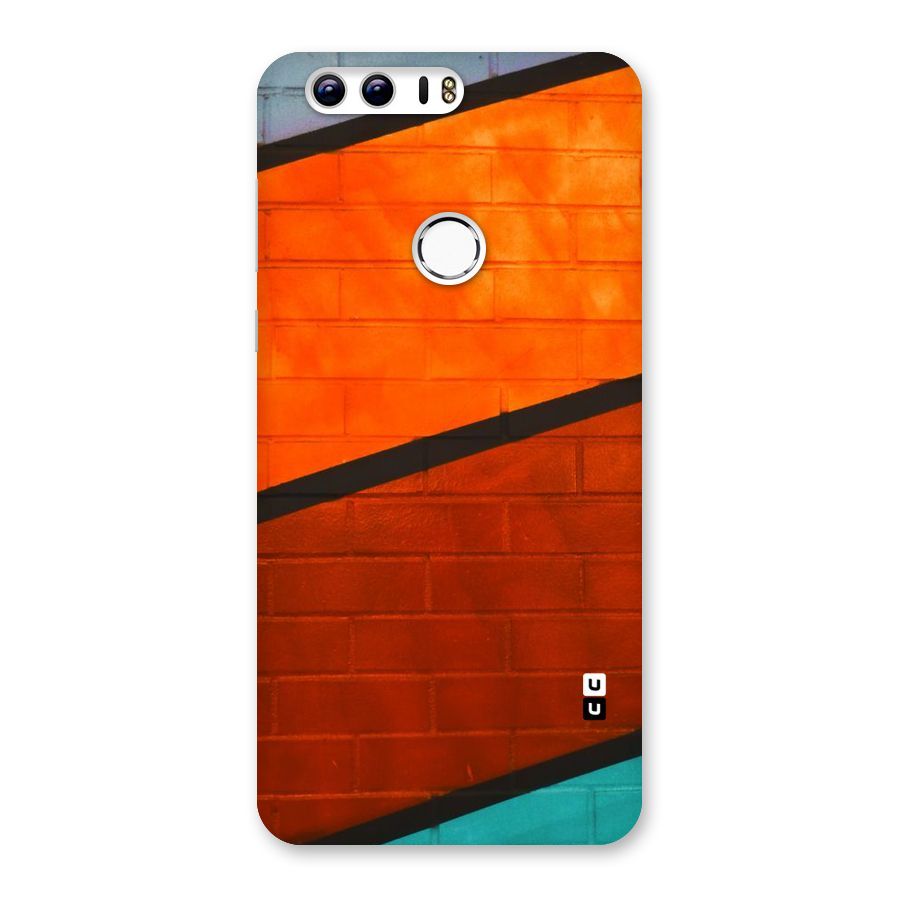 Wall Diagonal Stripes Back Case for Honor 8