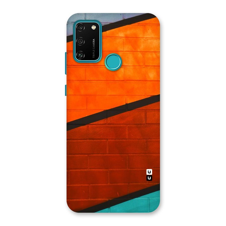 Wall Diagonal Stripes Back Case for Honor 9A