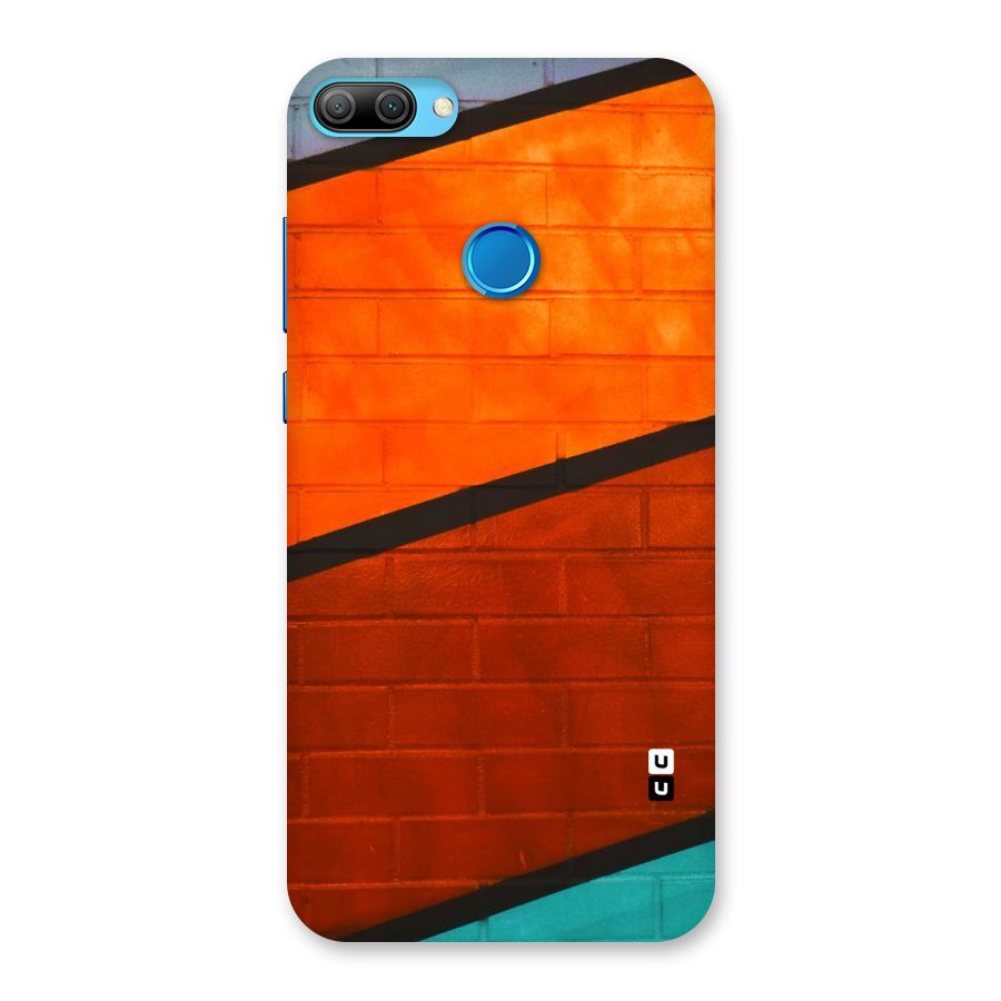 Wall Diagonal Stripes Back Case for Honor 9N