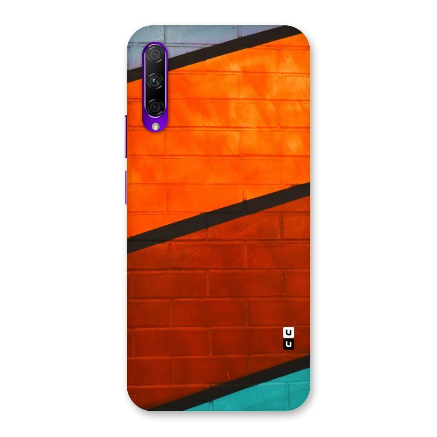 Wall Diagonal Stripes Back Case for Honor 9X Pro