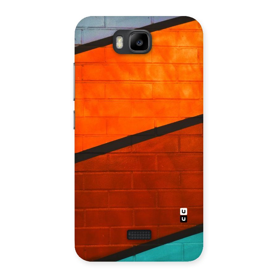 Wall Diagonal Stripes Back Case for Honor Bee