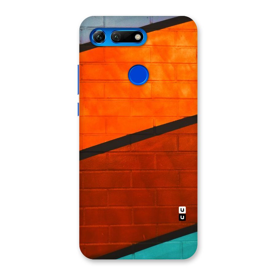 Wall Diagonal Stripes Back Case for Honor View 20