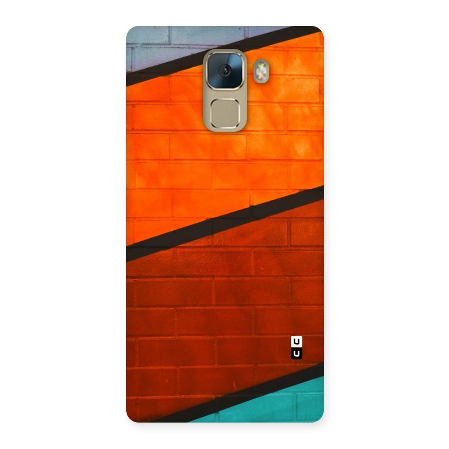 Wall Diagonal Stripes Back Case for Huawei Honor 7