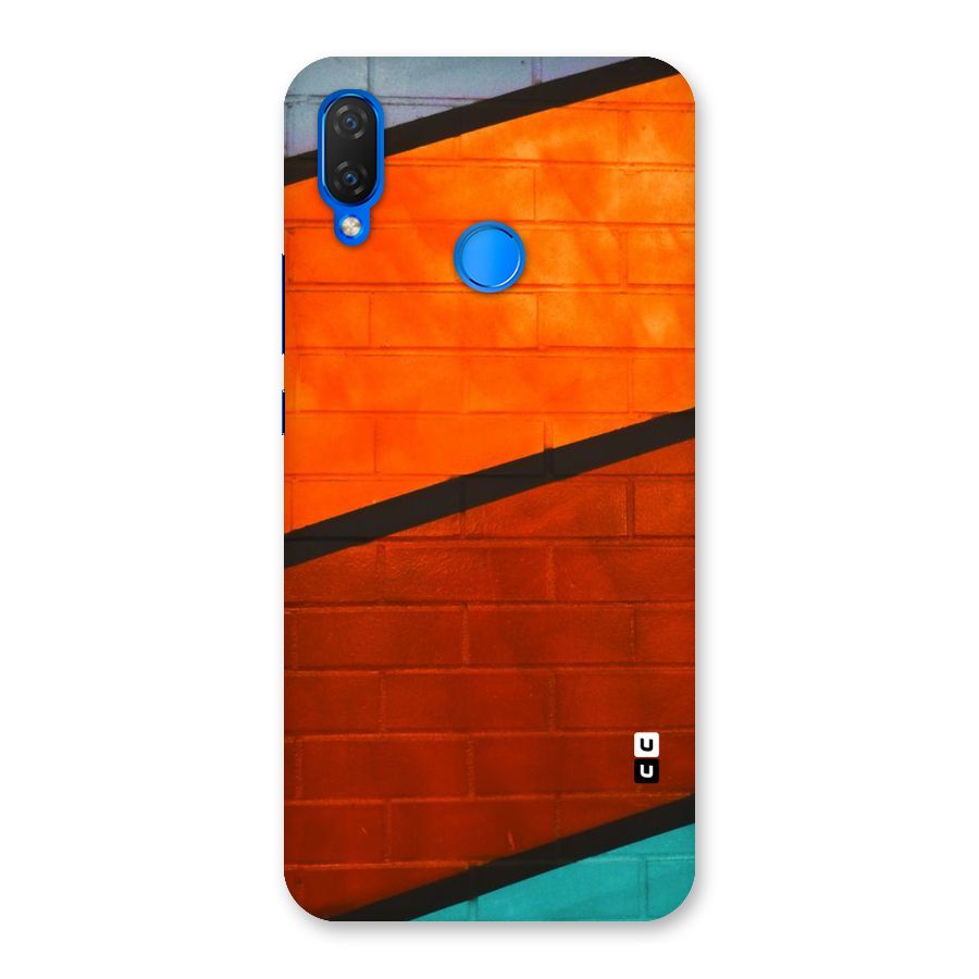 Wall Diagonal Stripes Back Case for Huawei P Smart+