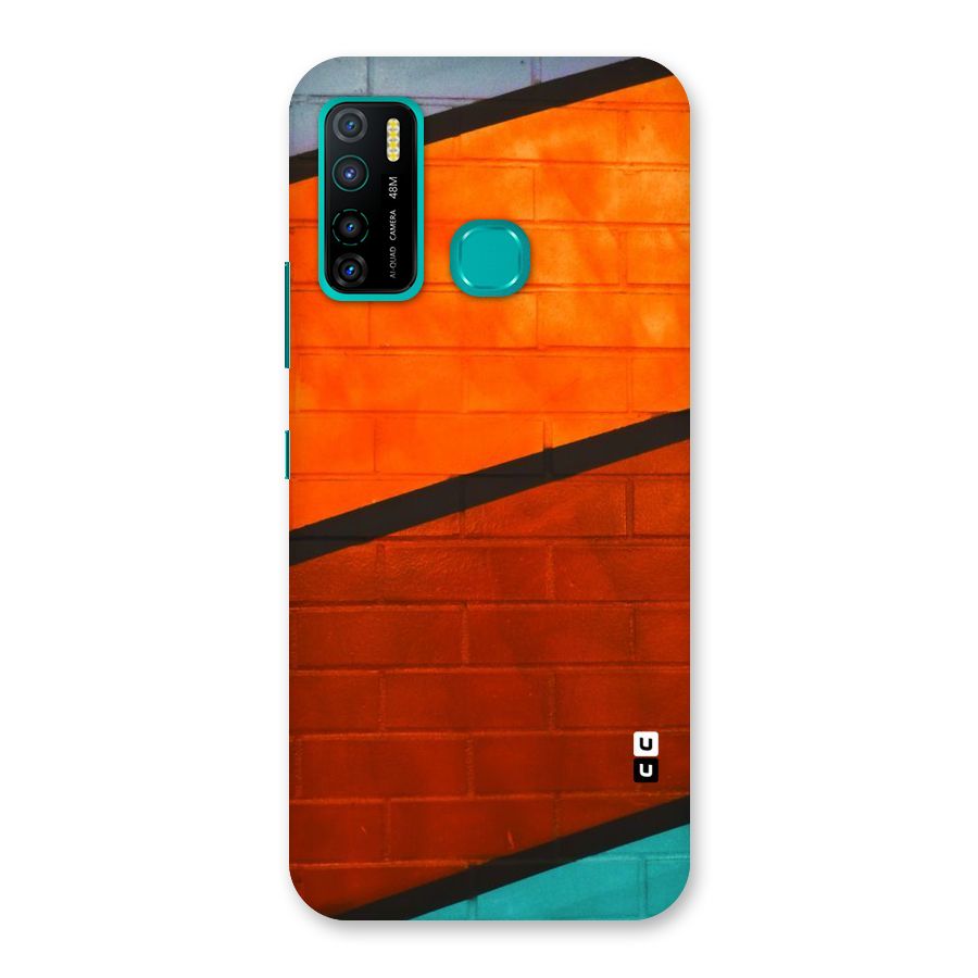Wall Diagonal Stripes Back Case for Infinix Hot 9 Pro