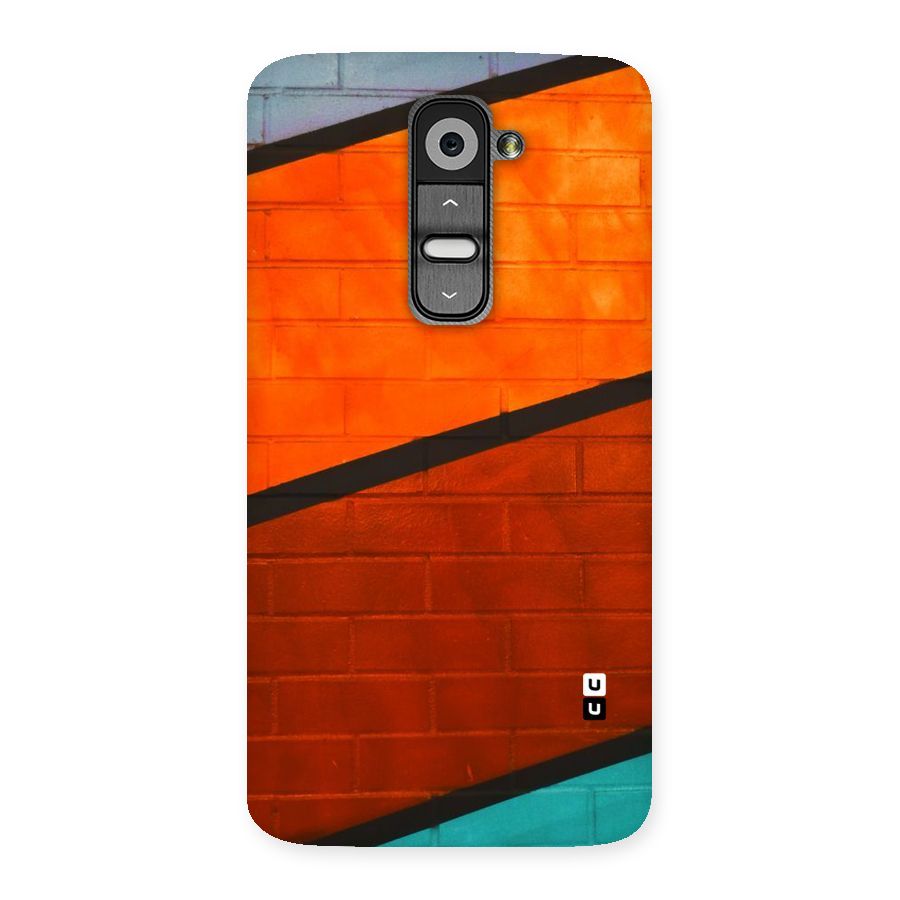 Wall Diagonal Stripes Back Case for LG G2