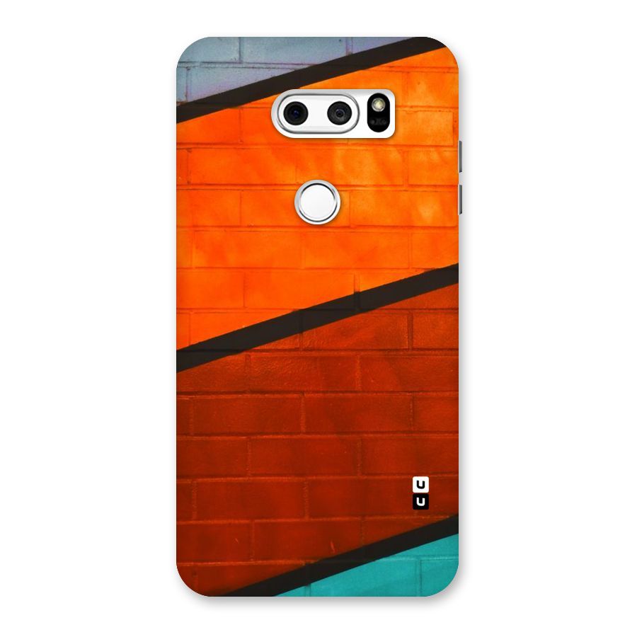 Wall Diagonal Stripes Back Case for LG V30