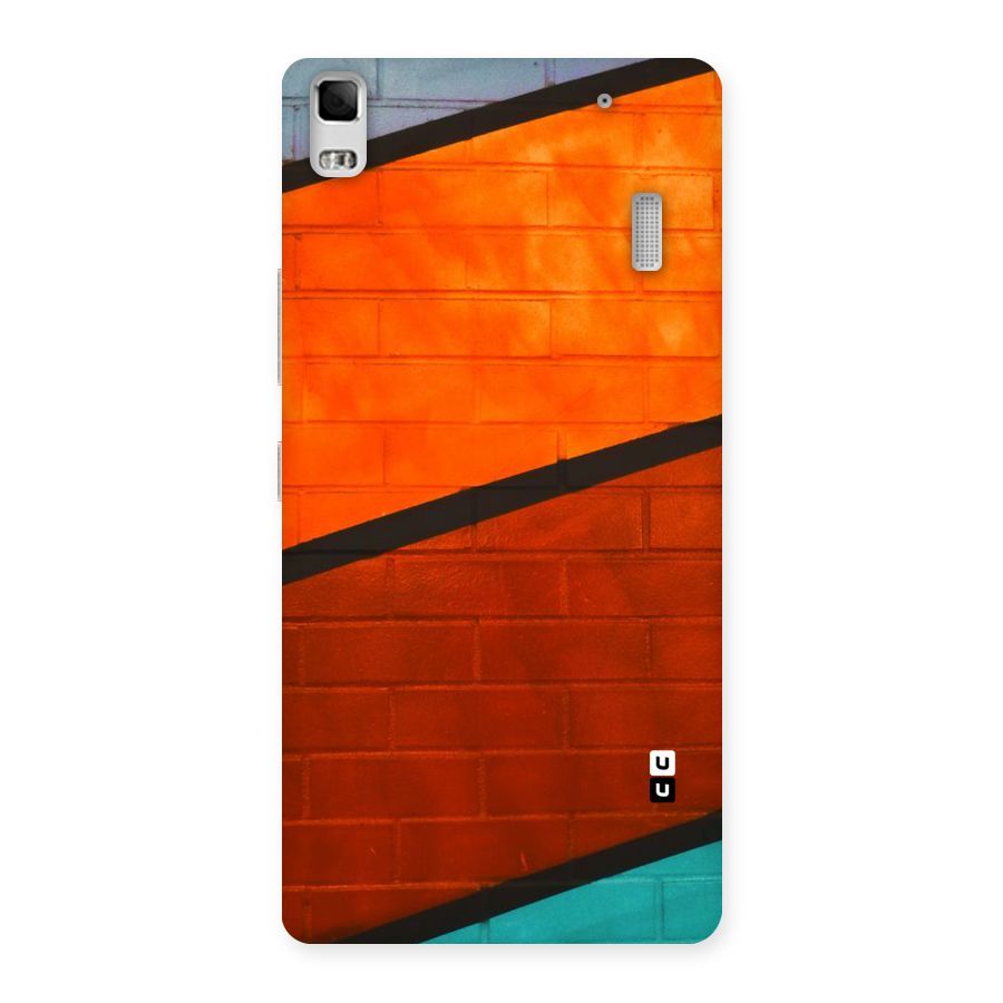 Wall Diagonal Stripes Back Case for Lenovo A7000