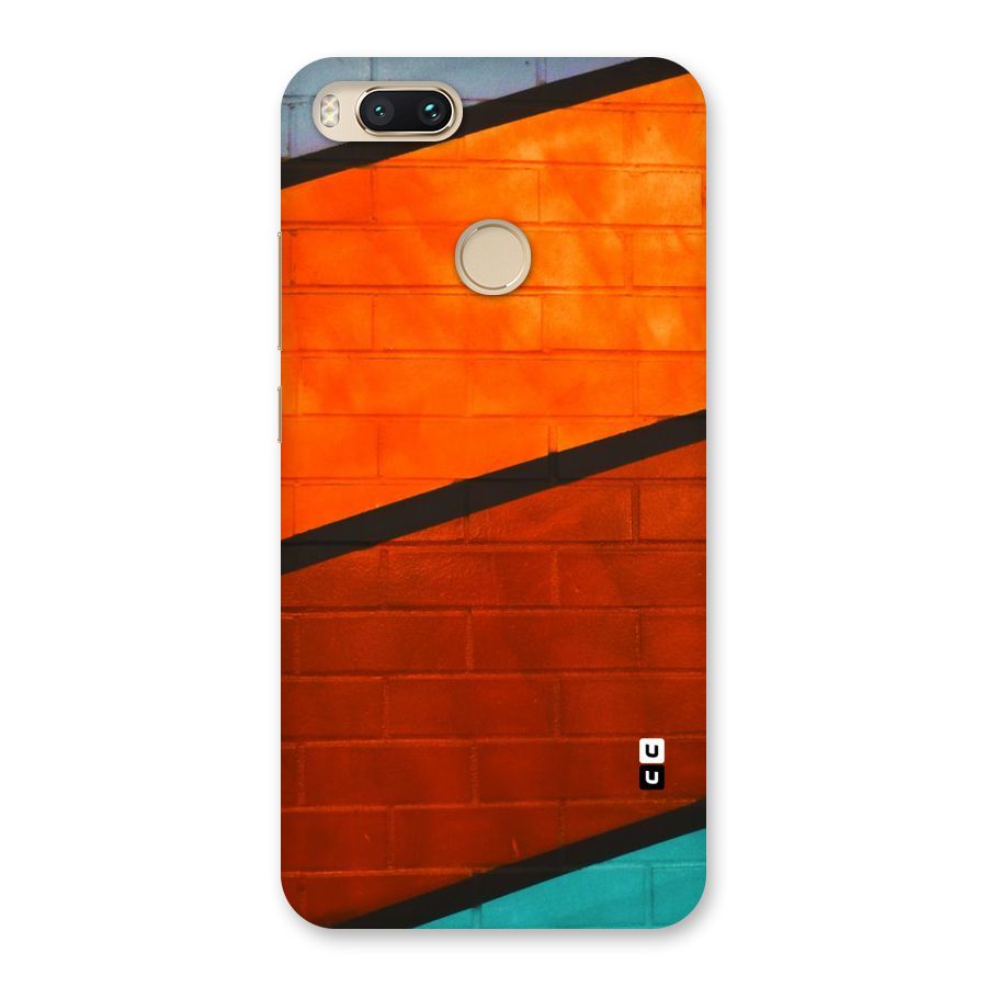 Wall Diagonal Stripes Back Case for Mi A1