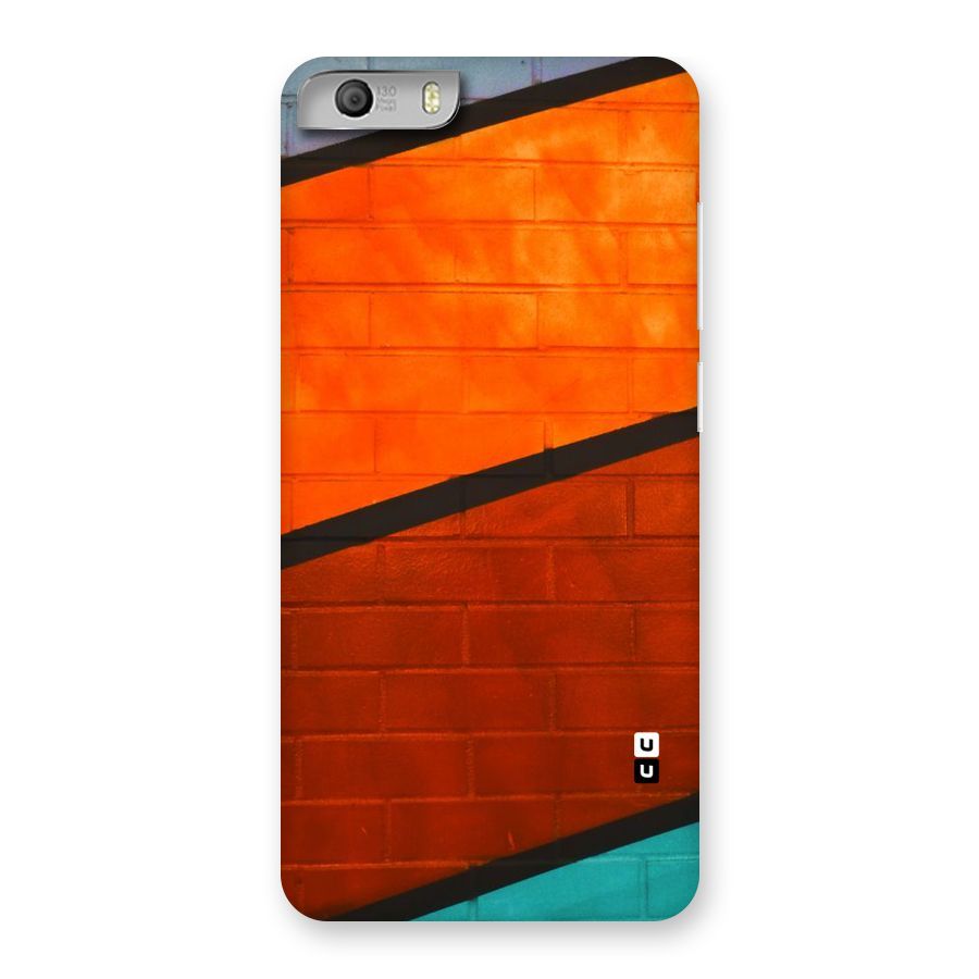 Wall Diagonal Stripes Back Case for Micromax Canvas Knight 2