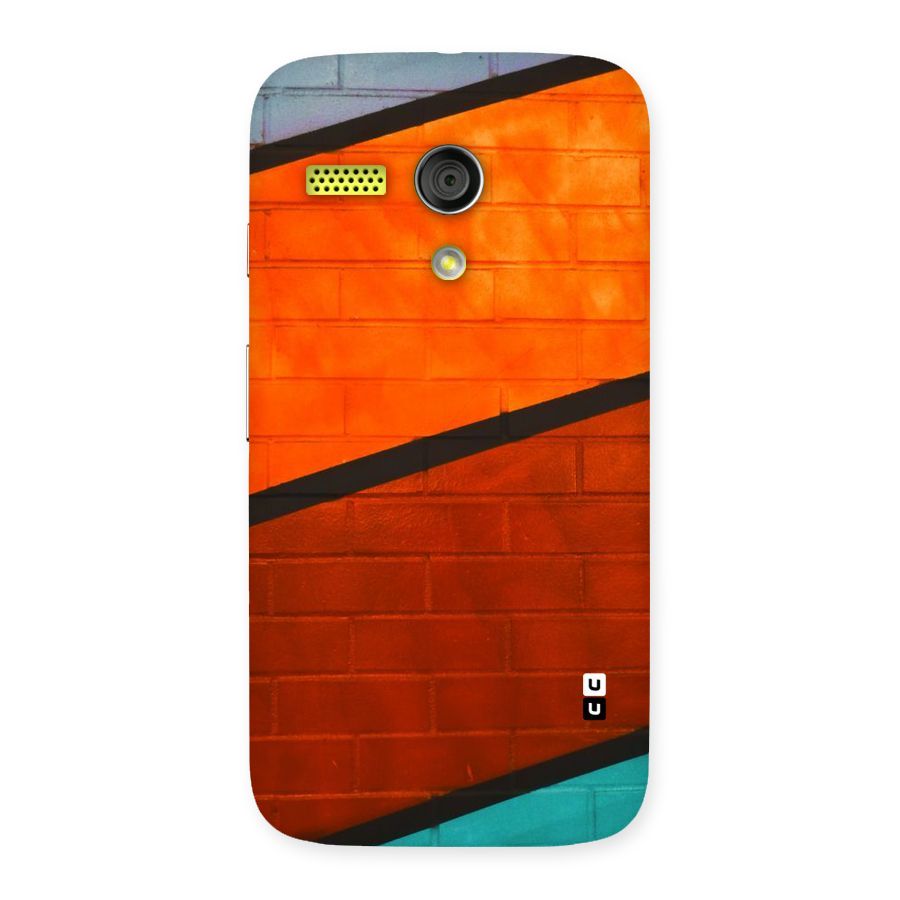 Wall Diagonal Stripes Back Case for Moto G