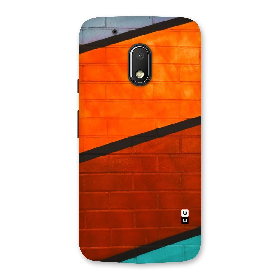 Wall Diagonal Stripes Back Case for Moto G4 Play