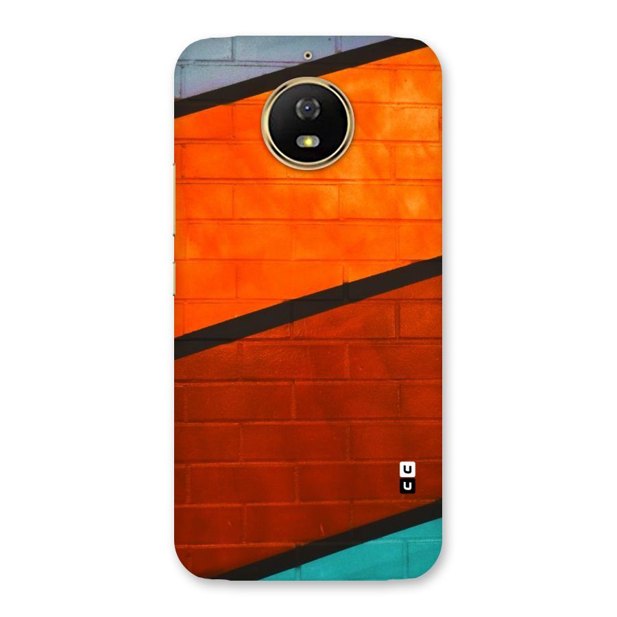 Wall Diagonal Stripes Back Case for Moto G5s