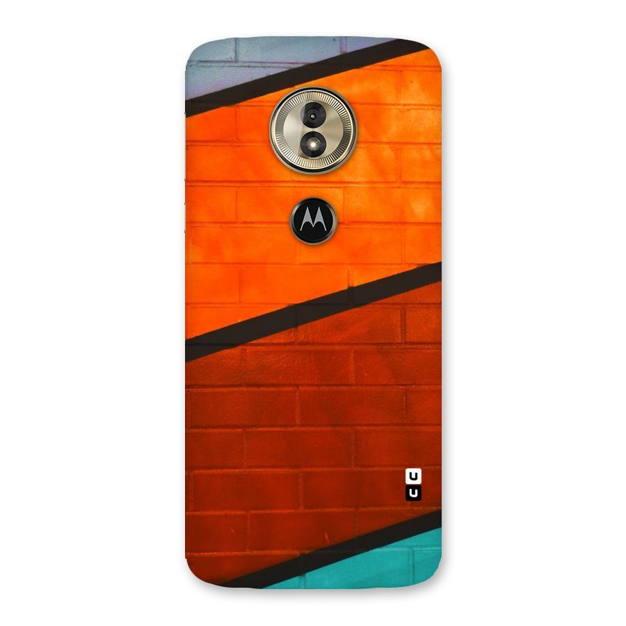 Wall Diagonal Stripes Back Case for Moto G6 Play