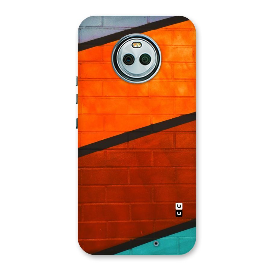 Wall Diagonal Stripes Back Case for Moto X4