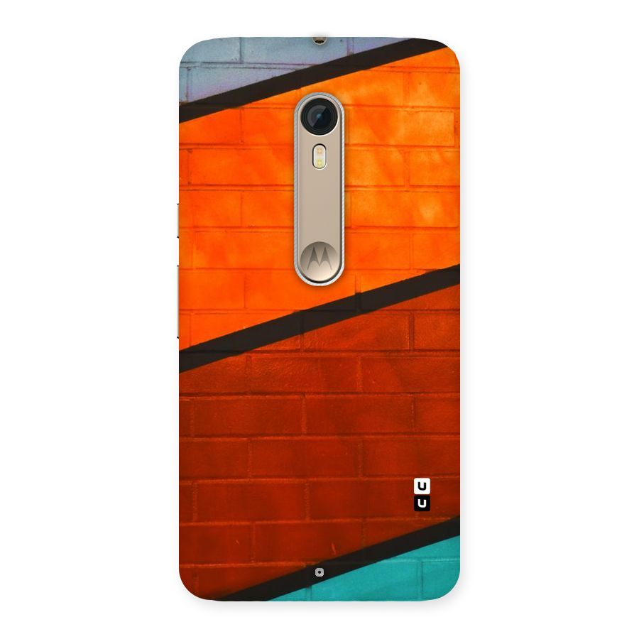 Wall Diagonal Stripes Back Case for Motorola Moto X Style