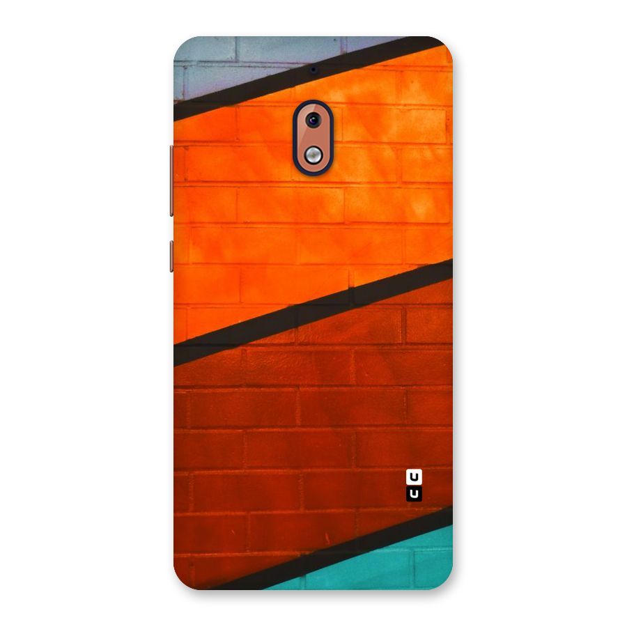 Wall Diagonal Stripes Back Case for Nokia 2.1