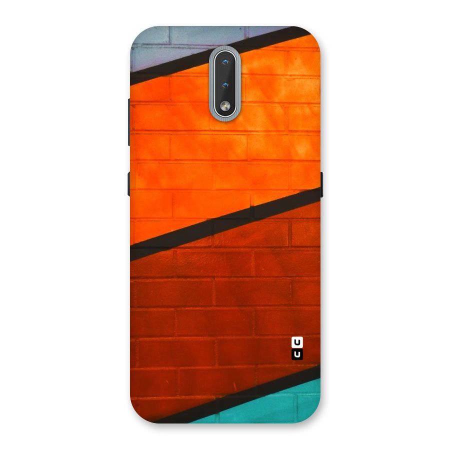 Wall Diagonal Stripes Back Case for Nokia 2.3