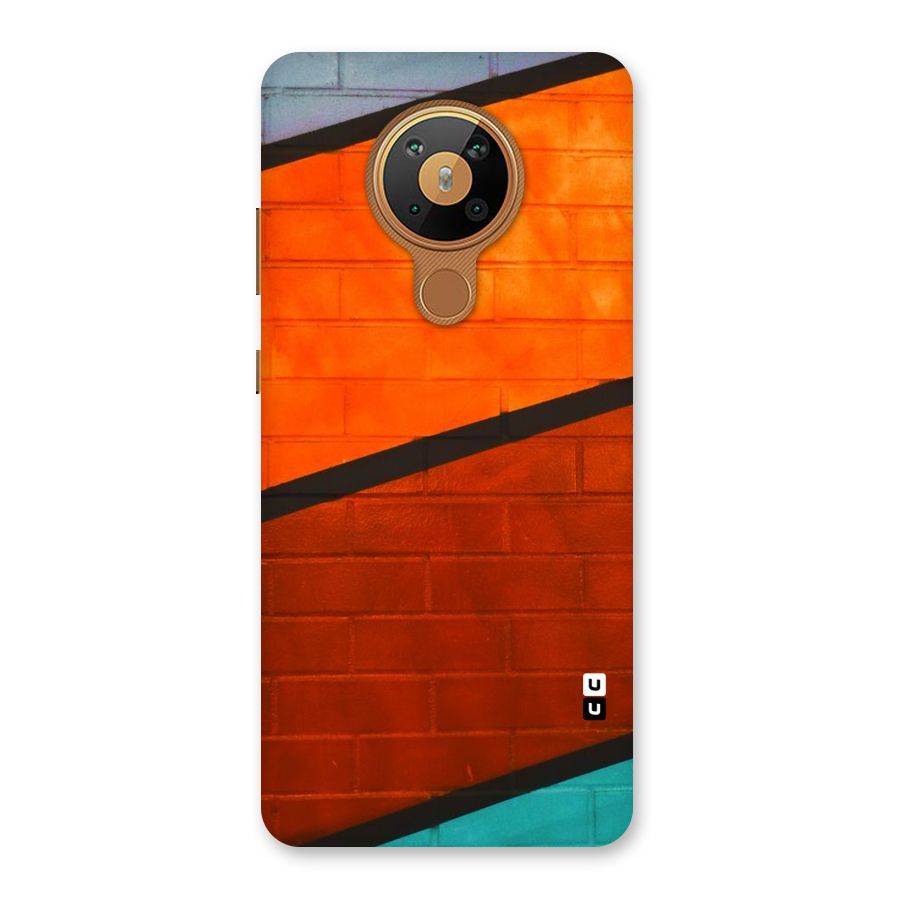 Wall Diagonal Stripes Back Case for Nokia 5.3