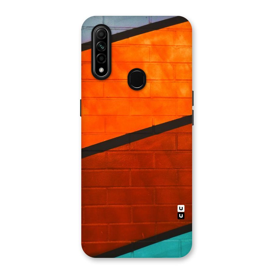 Wall Diagonal Stripes Back Case for Oppo A31