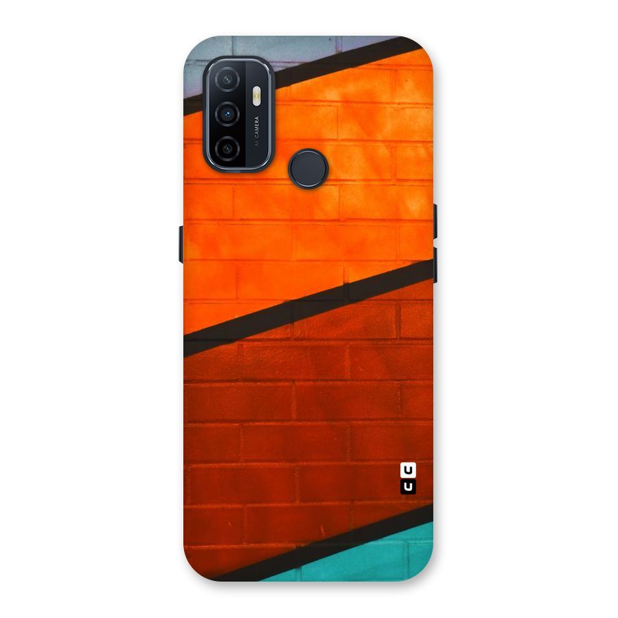 Wall Diagonal Stripes Back Case for Oppo A32
