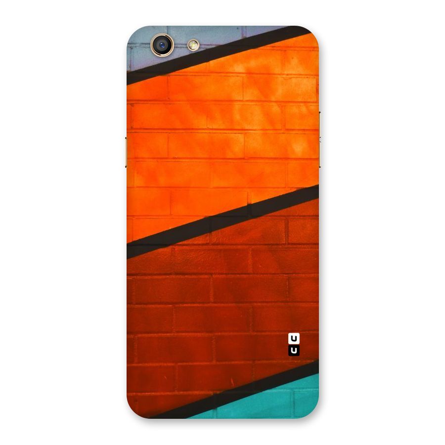 Wall Diagonal Stripes Back Case for Oppo F3
