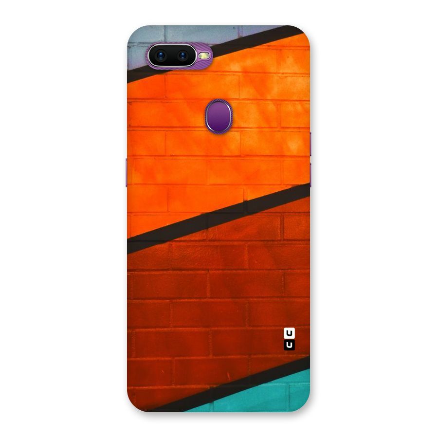 Wall Diagonal Stripes Back Case for Oppo F9