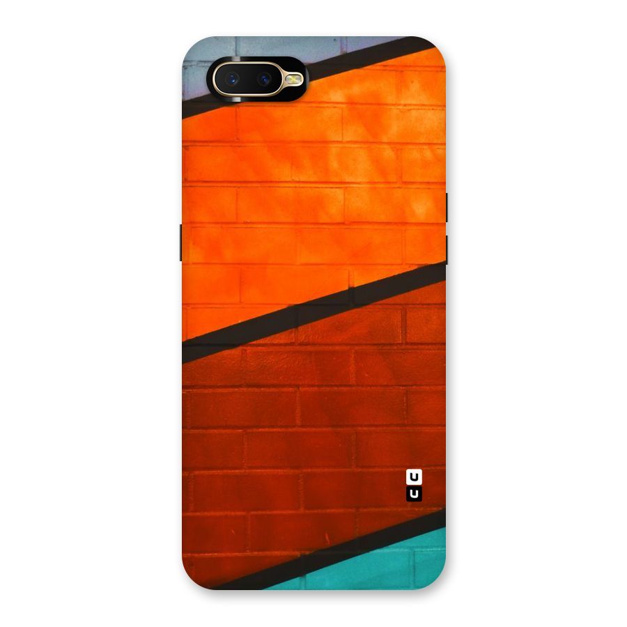 Wall Diagonal Stripes Back Case for Oppo K1