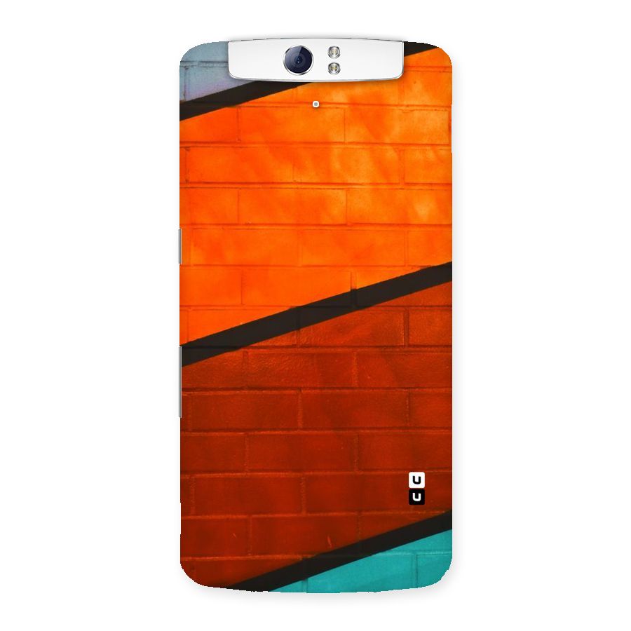 Wall Diagonal Stripes Back Case for Oppo N1
