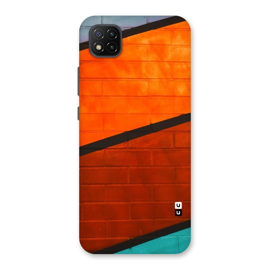 Wall Diagonal Stripes Back Case for Poco C3