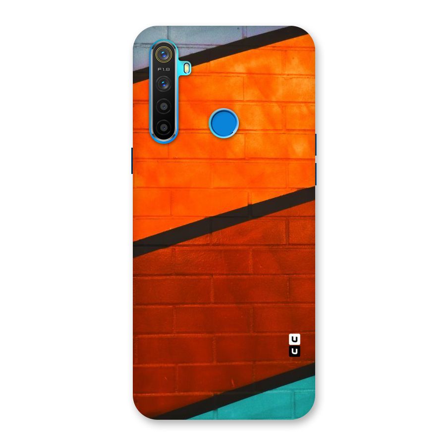 Wall Diagonal Stripes Back Case for Realme 5s
