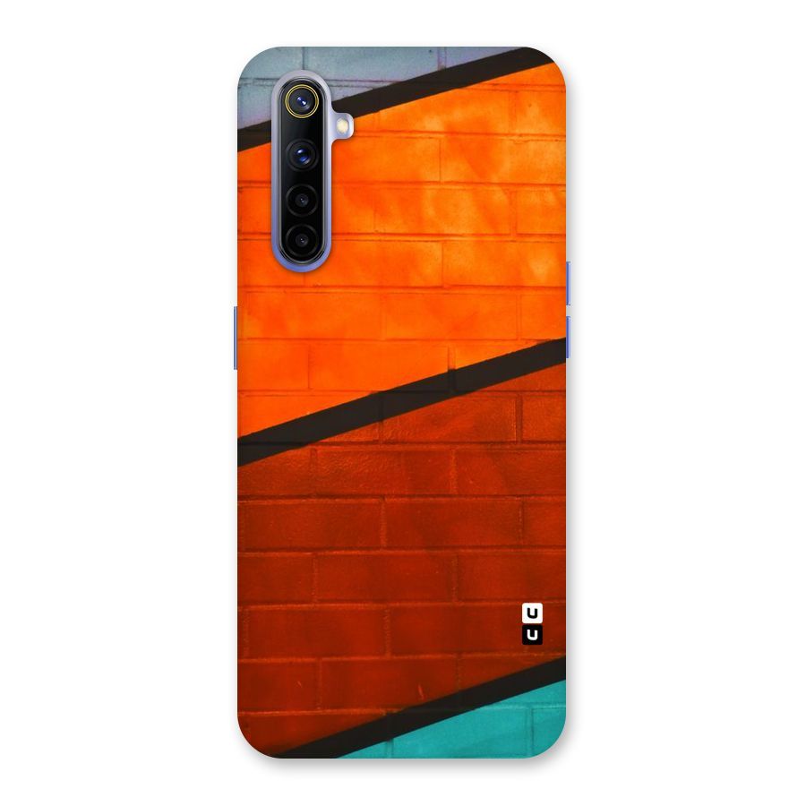 Wall Diagonal Stripes Back Case for Realme 6i