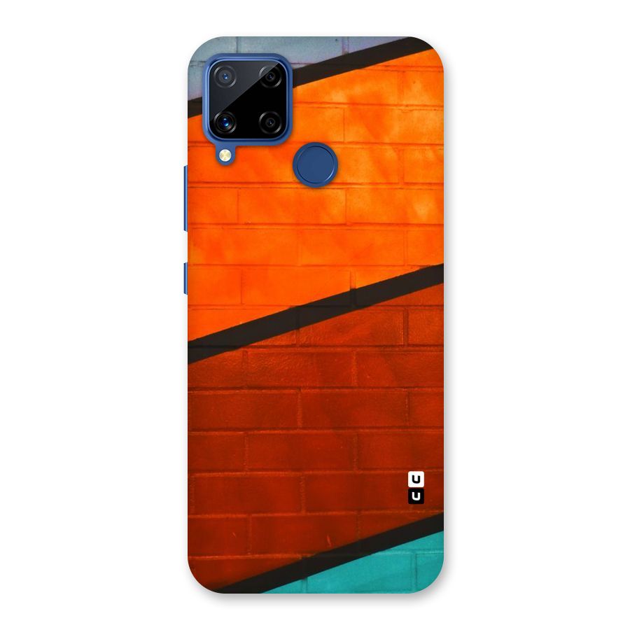 Wall Diagonal Stripes Back Case for Realme C15