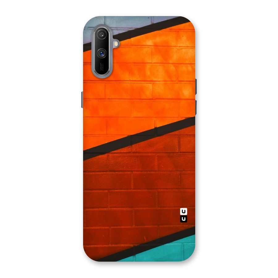 Wall Diagonal Stripes Back Case for Realme C3
