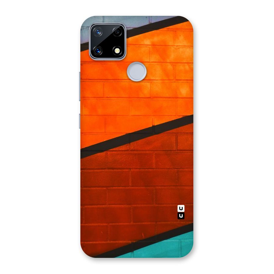 Wall Diagonal Stripes Back Case for Realme Narzo 20