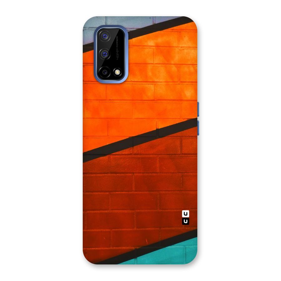 Wall Diagonal Stripes Back Case for Realme Narzo 30 Pro