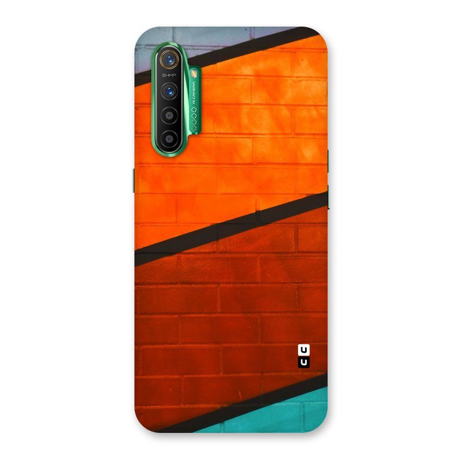 Wall Diagonal Stripes Back Case for Realme X2