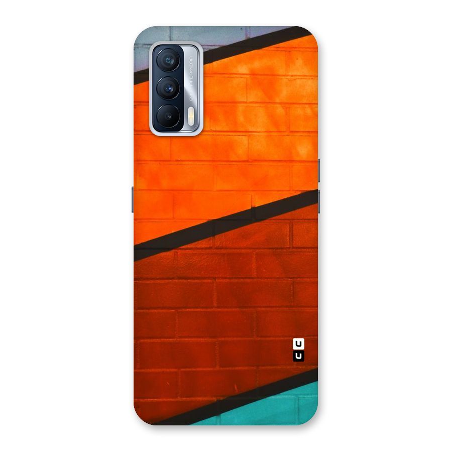 Wall Diagonal Stripes Back Case for Realme X7