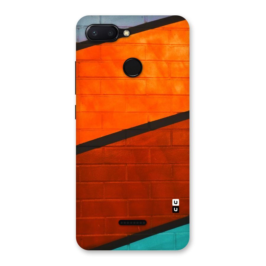Wall Diagonal Stripes Back Case for Redmi 6