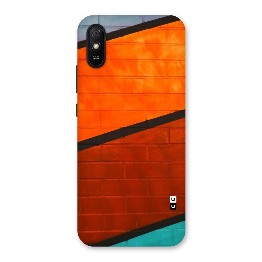 Wall Diagonal Stripes Back Case for Redmi 9i