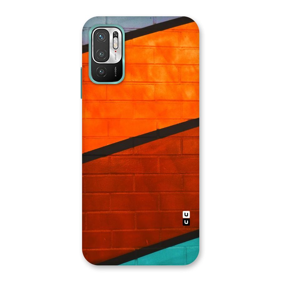 Wall Diagonal Stripes Back Case for Redmi Note 10T 5G