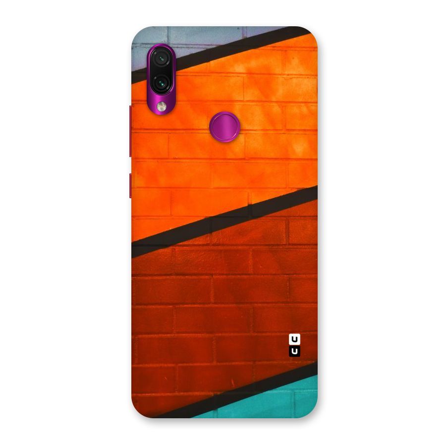 Wall Diagonal Stripes Back Case for Redmi Note 7 Pro