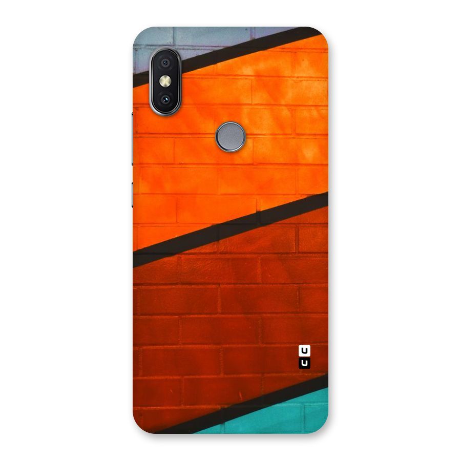 Wall Diagonal Stripes Back Case for Redmi Y2