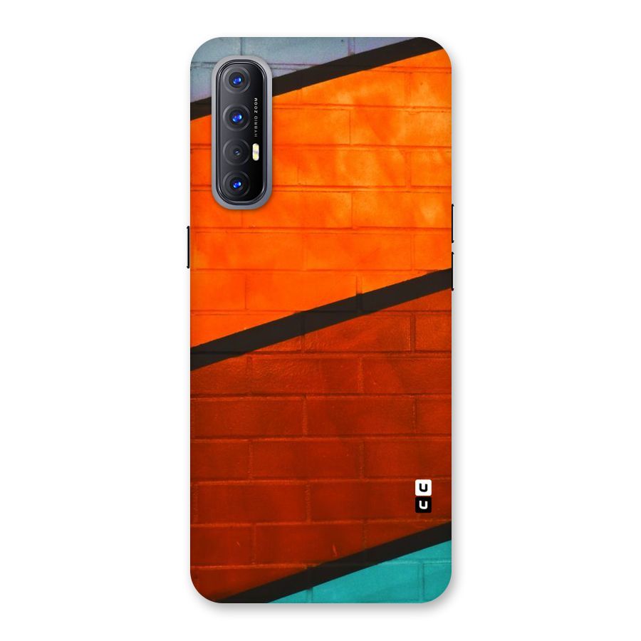 Wall Diagonal Stripes Back Case for Reno3 Pro