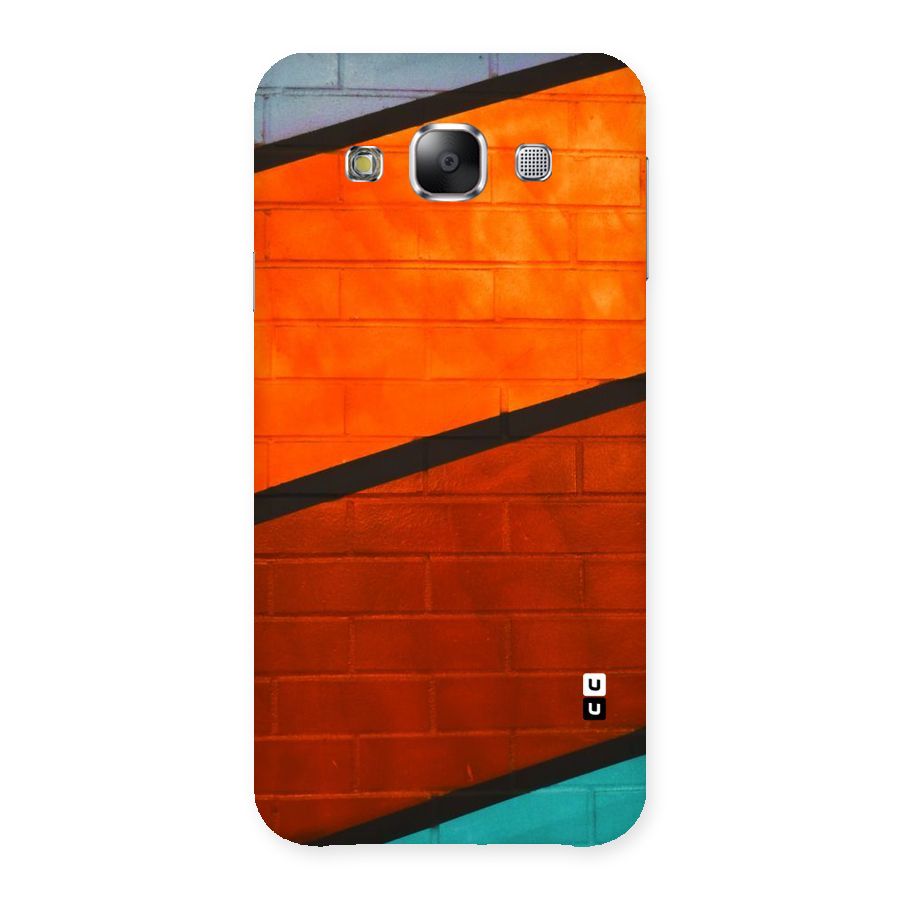 Wall Diagonal Stripes Back Case for Samsung Galaxy E5