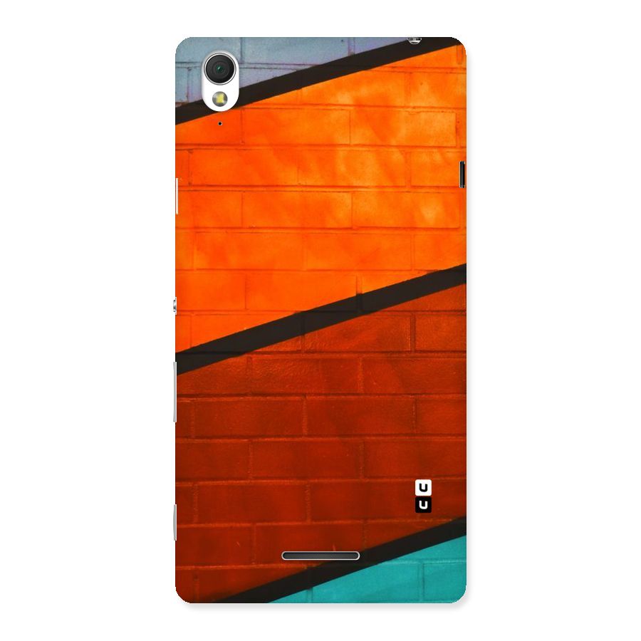 Wall Diagonal Stripes Back Case for Sony Xperia T3