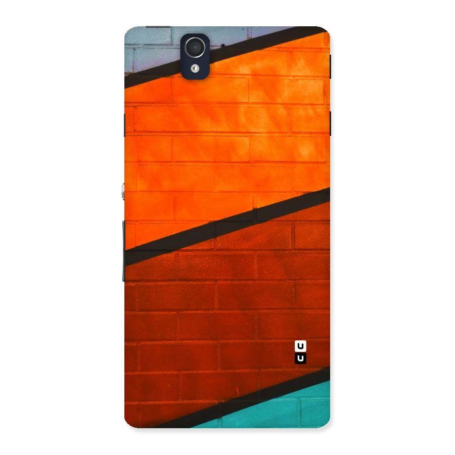 Wall Diagonal Stripes Back Case for Sony Xperia Z