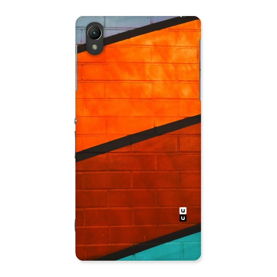 Wall Diagonal Stripes Back Case for Sony Xperia Z2