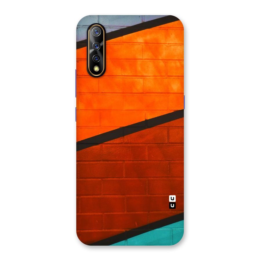 Wall Diagonal Stripes Back Case for Vivo S1
