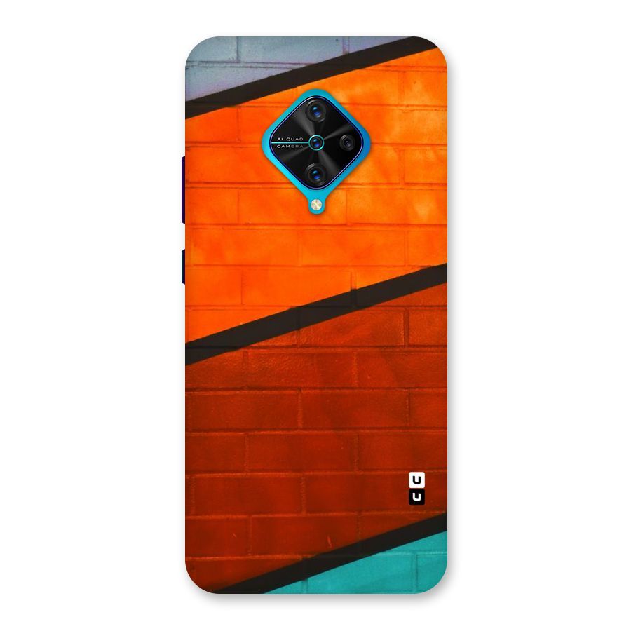 Wall Diagonal Stripes Back Case for Vivo S1 Pro